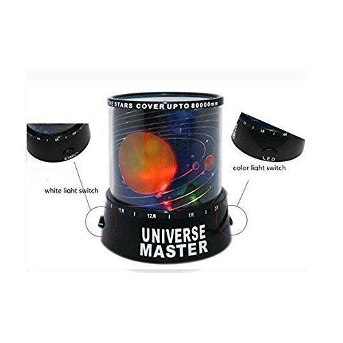 Lightahead LED Galaxy Decorative Light with Planet & Star Patterns LED Starry Night Sky Projector Lamp