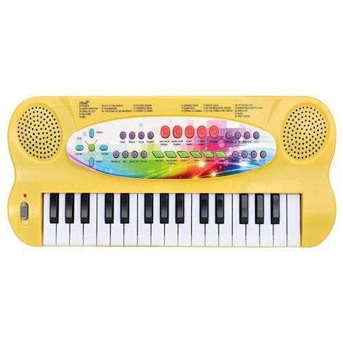 Lightahead 32 key Electronic Organ Keyboard Piano Portable Multi function Kids Children Educational Toy Yellow
