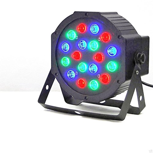 Spiel von Licht - Projektor PARTY-PAR181 BY 18x1W LED RGB - 7 DMX-Kanäle