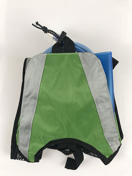 Lightahead 2L Hydration Backpack with Water Rucksack Bladder Bag for Hiking Cycling Camping (GREEN)