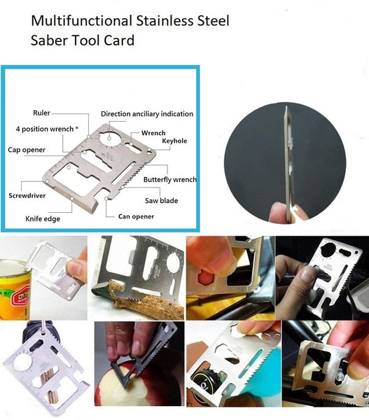 Lightahead® Survival Kit Outdoor Emergency Gear Kit for Camping Hiking Travelling or Adventures