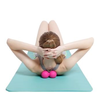 Lightahead Red Peanut Double Massage Ball and Black Spiky Massage Ball