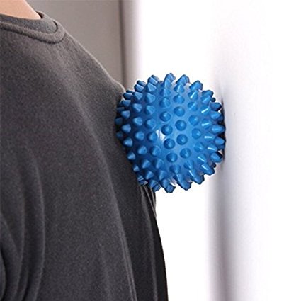 Lightahead Red Peanut Double Massage Ball and Black Spiky Massage Ball