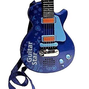 Lightahead Sound Music and Light Fun Junior Guitar for Kids & beginners Great Gift Blue (Gui5862C)