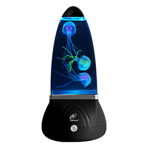 Lightahead Mini Jellyfish Lava Lamp with 7 Color Changing Effects. The Ultimate Sensory Synthetic Jelly Fish Tank Aquarium.
