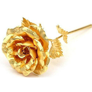 Lightahead 24K Gold Rose Foil Flowers Handcrafted with Gift Box the Ultimate Valentines Day Gift