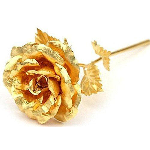 Gold Rose Foil Flowers