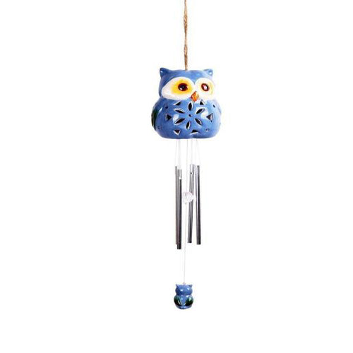 Lightahead® Solar Owl Windbell Light Solar Powered Owl Color Changing LED Wind Chime for Park, Patio, Deck, Yard, Garden, Home, Pathway, Outside Landscape decoration and celebration