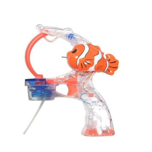Lightahead 2 LED Handy Fish Bubble Gun with Music and Lights,includes 2 Bottles of Bubble Solution