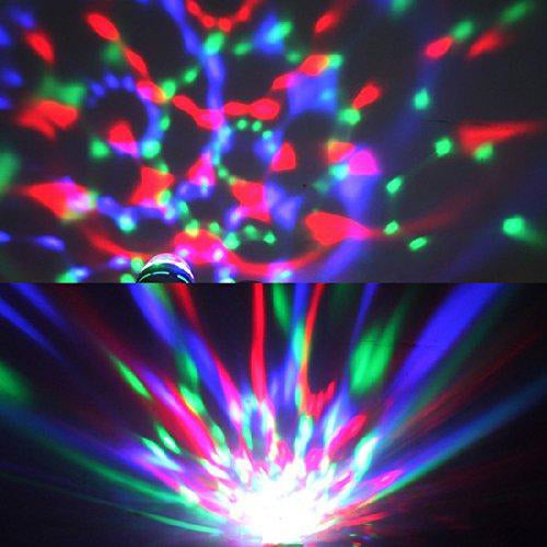 400 pieces Lightahead LA005 Rotating LED Strobe Bulb Multi changing Color Crystal Stage Light
