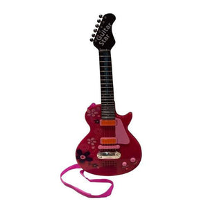 Lightahead Musical Electronic Toy Guitar with Sound and Lights Pink