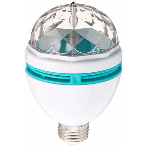Lightahead LA005 Rotating LED Strobe Bulb Multi changing Color Crystal Stage Light