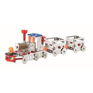 Lightahead Assembly Metal Train Model Kits Toy Train Engine to Assemble.Building Puzzles Set for Kids, 239 pcs metal blocks