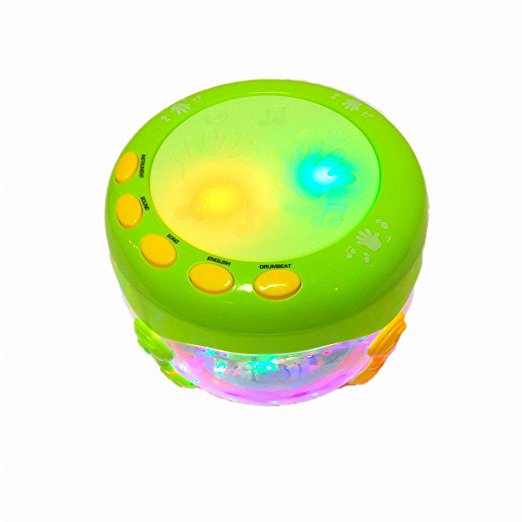 Lightahead Kids Drum Set With Music and Lights Electronic Touch Flash Lights...
