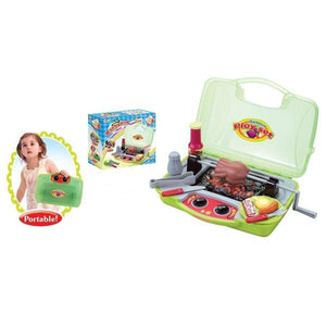 Lightahead Barbecue Play Set For Kids with Light and Real Sound Portable Barbecue Playset