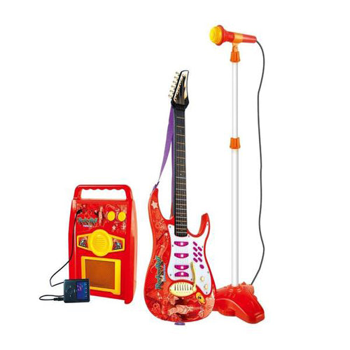 Lightahead Electric Guitar Play Set With amplifier speaker, microphone, and MP3