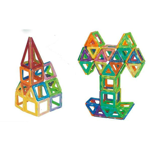 Lightahead 58PCS Mini Magnetic Designer Construction Set Educational Stacking Kit For Kids Building Blocks Toys Set