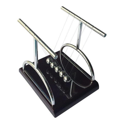 Lightahead Classic Newton Cradle Balance Balls Kinetic Art Balancing Toy in Perpetual Motion Decoration for Home & Office
