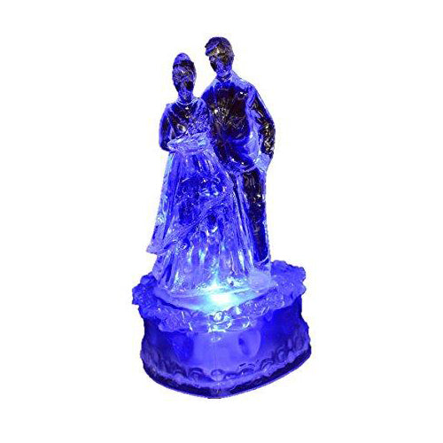 Lightahead Lover Figure Statue RGB Color Changing Night Light Mini lamp Figurines - A