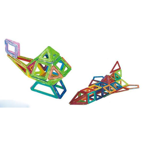 Lightahead 58PCS Mini Magnetic Designer Construction Set Educational Stacking Kit For Kids Building Blocks Toys Set