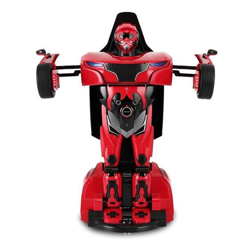Lightahead Remote Controlled Transformable Robot Car, One key Transformation, The Perfect Gift For Kids! (RED)