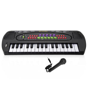 Lightahead 32-key Electronic Organ Keyboard Piano Portable Multi-function Kids Children Educational Toy - Black