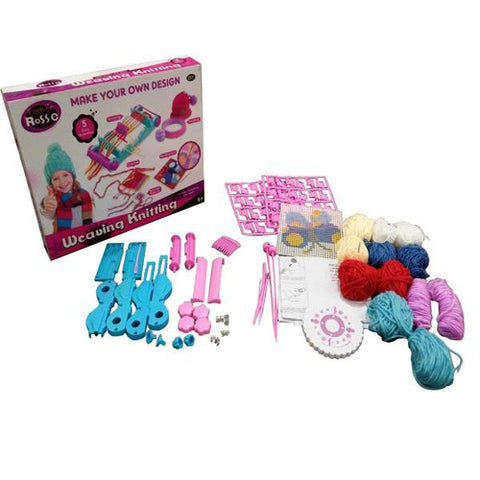 Lightahead DIY Weaving Knitting set for Children multifunction Fun Learning Activity kit for girls