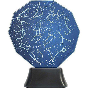Lightahead LA-LH1540A Color Changing LED Character Lamp with Constellation Design Night Light for Homes Christmas Halloween Decoration Gifts