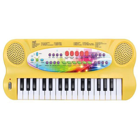 Lightahead 32-key Electronic Organ Keyboard Piano Portable Multi-function Kids Children Educational Toy - Yellow