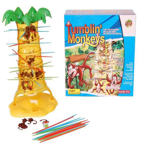 Lightahead Tumbling Monkeys Game. A Board game of Skills and Action that's Fun to Play, for 2 to 4 Players.