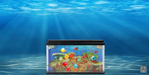 Lightahead® Artificial Marine Aquarium with Multi Colored LED (Big size)