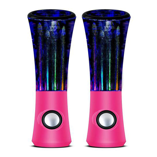 New ATake Third generation Colorful Diamond Water Dancing Speaker Enhanced quality & features 2 in1 USB with Volume & other Controls LED Lamp Marketed by Lightahead