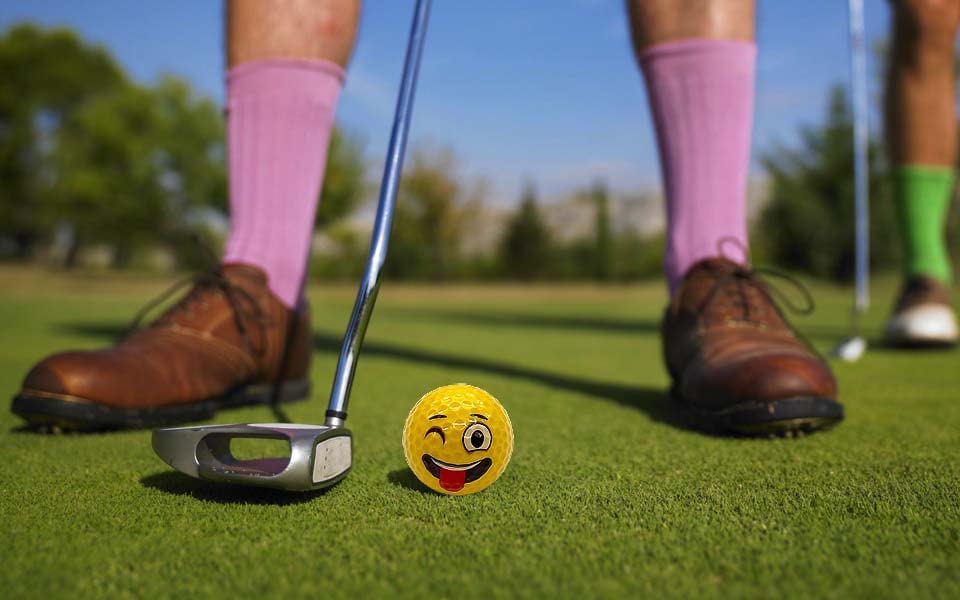 Funny Golf Balls Assorted Novelty Golf Training Balls, Birthday