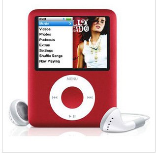 Lightahead 3rd GEN 1.8" LCD MP3 MP4 Player with Built-in 8GB Flash Memory FM Radio Video Player (RED)