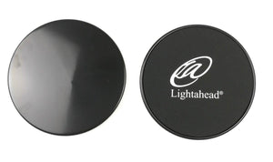 Lightahead®Core Sliders: Set of 2 Dual Sided Exercise Disc for Enhancing Coordination of Body(BLACK)