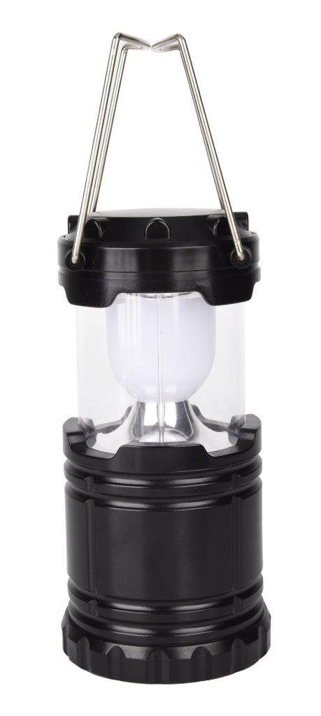 Lightahead Portable Outdoor LED Camping Lantern Equipment with Battery - Great for Emergency(Black)