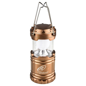 Lightahead Portable Outdoor Led Camping Lantern Equipment with Battery-Great for Emergency(Brown)