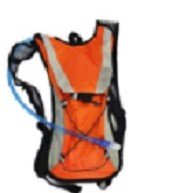 Lightahead 2L Hydration Backpack with Water Rucksack Bladder Bag for Running Hiking Camping (ORANGE)