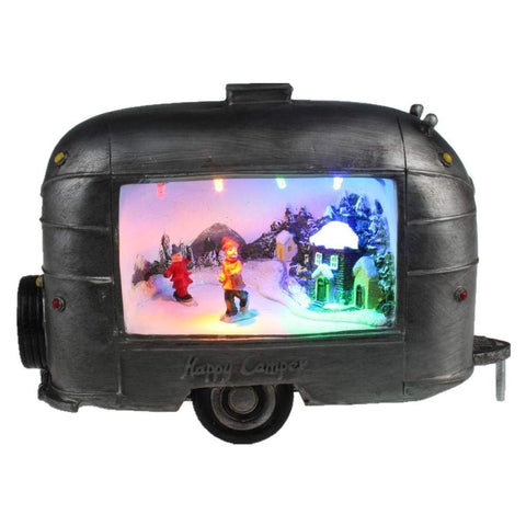 Lightahead Christmas Scene Inside Trailer A Multi Colored LED Lighted Musical with 8 melodies