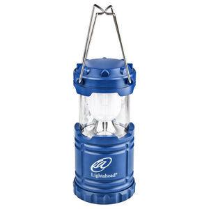 Lightahead Portable Outdoor LED Camping Lantern Equipment with Battery - Great for Emergency (Blue)