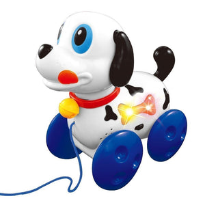 Lightahead Naughty Musical Dog A Sound and Light Pulling Toy for Children and Toddlers