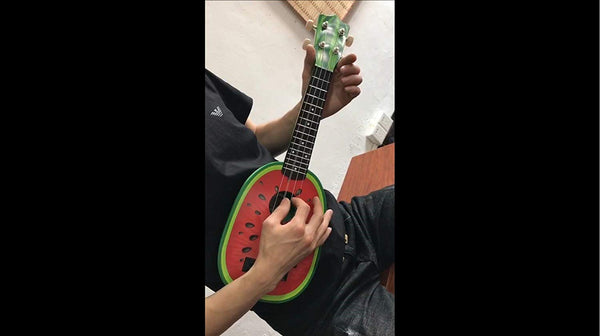 Lightahead® Watermelon shaped Ukulele Guitar 23 Inch Classical Nylon String