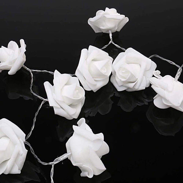 Lightahead® 20LED 2M LED Warm White Rose Flower Fairy String Lights