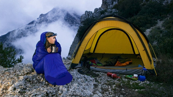 Lightahead Weather Waterproof Windproof Envelope Sleeping Bag Lightweight Portable Camping Gear