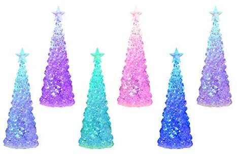 Lightahead Color Changing RGB LED Christmas Tree Table Decoration Light XMAS Gift Night Light