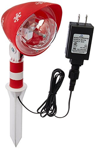 Lightahead Outdoor Light Show Spot Light Lamp with 3 color LED disco effect with AC adapter..Multi-color Projection Kaleidoscope stake